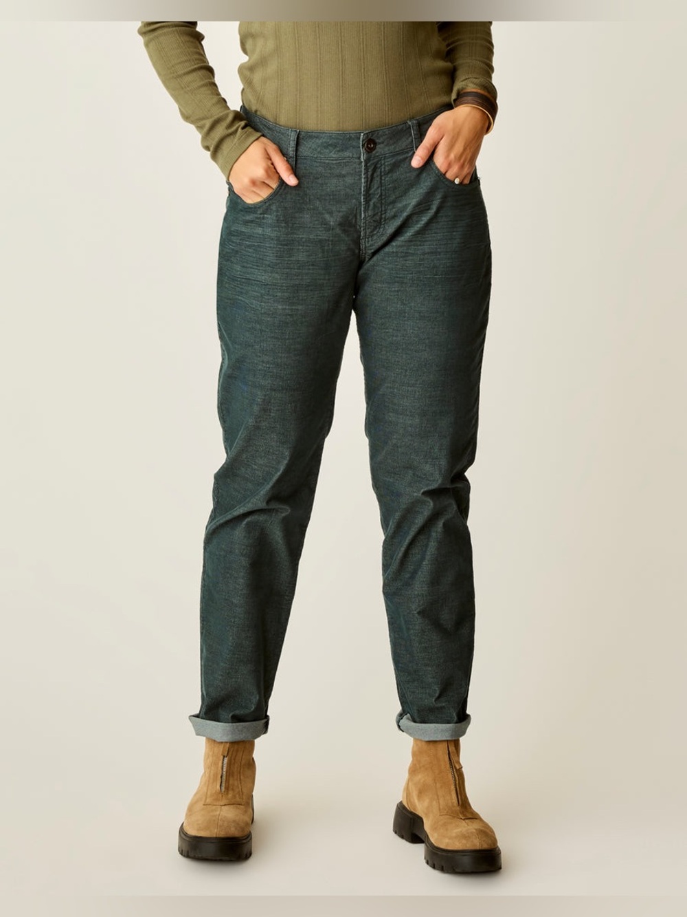 Carve Designs Carson Cord Pants in Pine